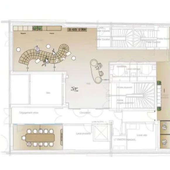 Espace indépendant 550 m² 98 postes Location bureau Rue du Faubourg Poissonnière Paris 75010 - photo 9