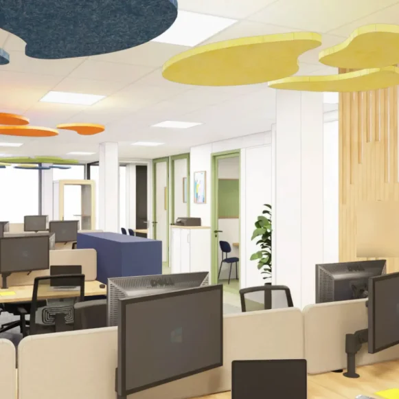 Open Space  15 postes Location bureau Rue Jacques Brel Saint-Herblain 44800 - photo 6
