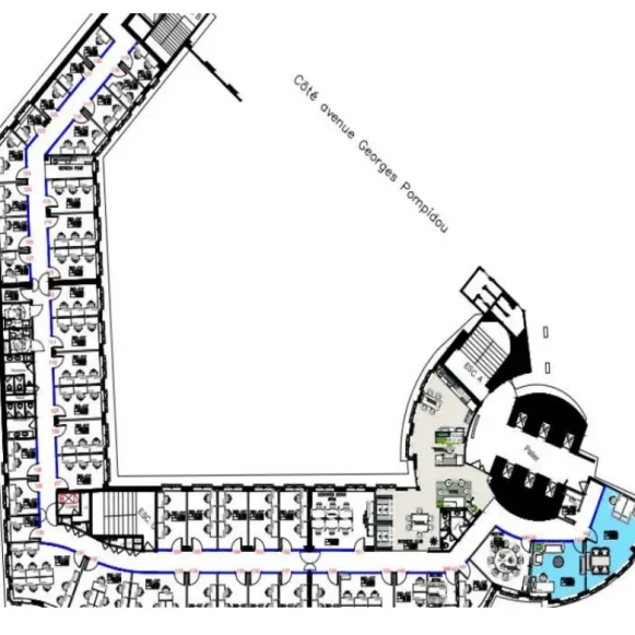 Bureau privé 10 m² 2 postes Coworking Avenue Georges Pompidou Levallois-Perret 92300 - photo 3