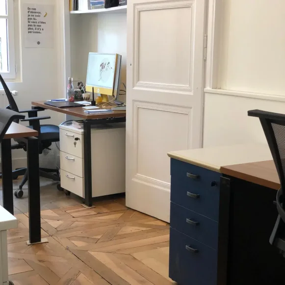 Bureau privé 12 m² 3 postes Location bureau Rue Franklin Lyon 69002 - photo 1
