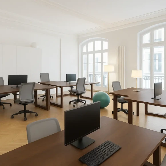 Bureau privé 38 m² 12 postes Location bureau Rue le Sueur Paris 75016 - photo 1