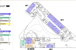 Bureau privé - 69006 - 12 postes - 6000€