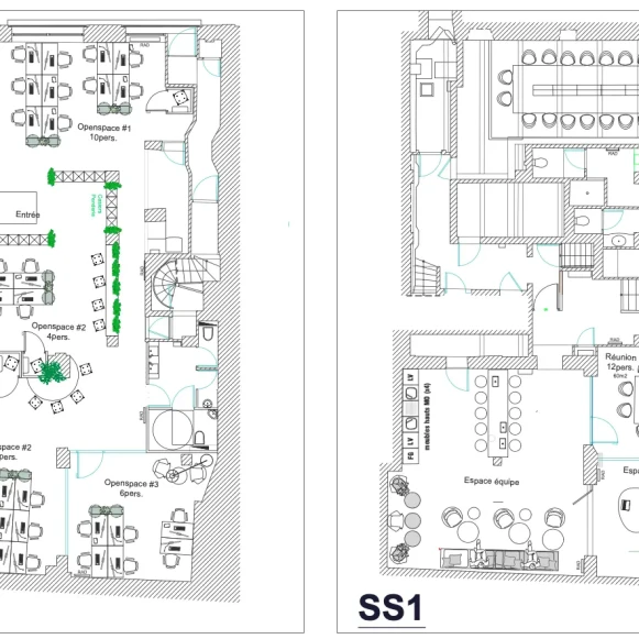 Espace indépendant 397 m² 41 postes Location bureau Rue de Liège Paris 75009 - photo 12