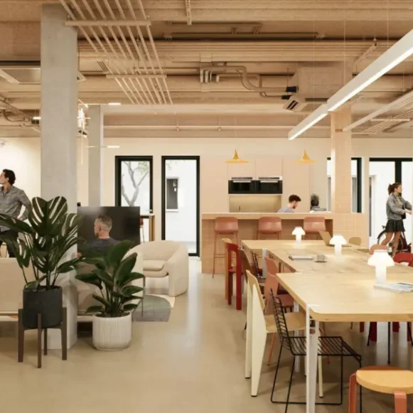 Bureau privé 13 m² 6 postes Location bureau Rue Clavel Paris 75019 - photo 3
