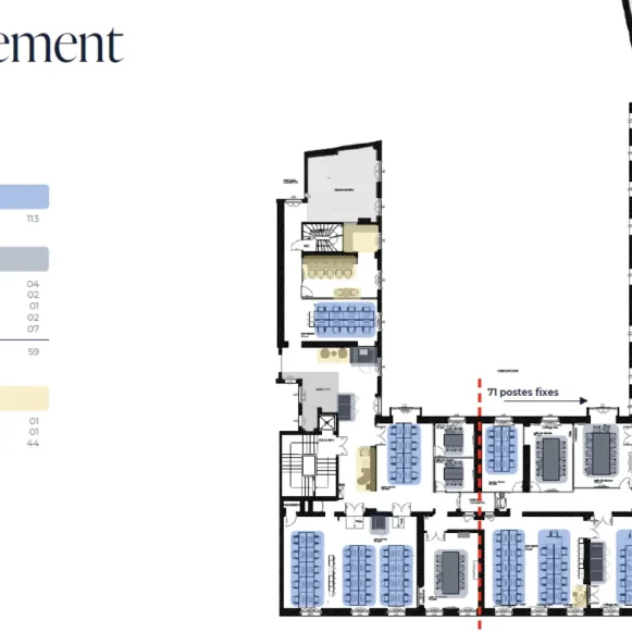 Espace indépendant 854 m² 113 postes Location bureau Boulevard Haussmann Paris 75008 - photo 5
