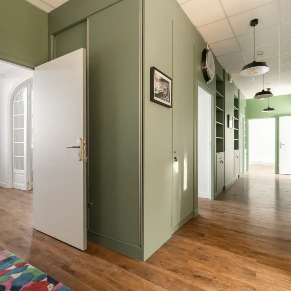 Bureau privé 31 m² 10 postes Location bureau Rue des Francs Bourgeois Paris 75004 - photo 5