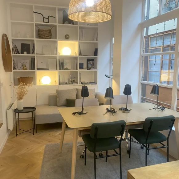 Bureau privé 16 m² 4 postes Coworking Passage du Grand Cerf Paris 75002 - photo 2