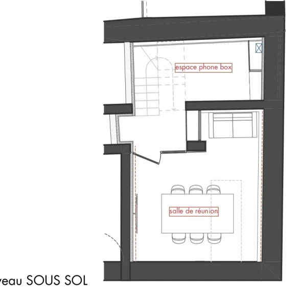 Open Space  7 postes Location bureau Rue Gigodot Lyon 69004 - photo 9