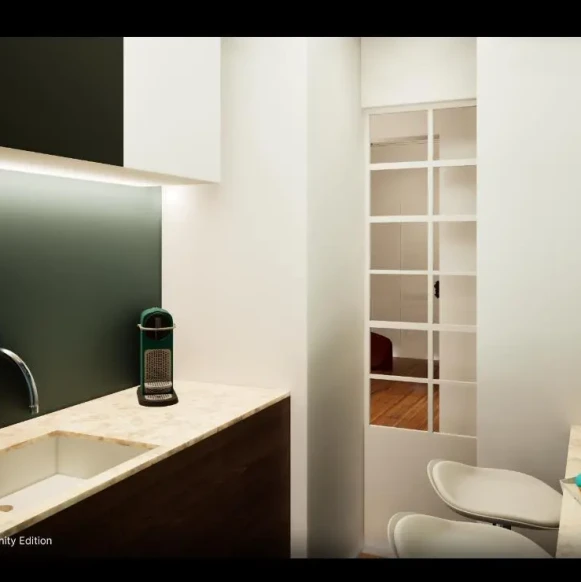 Bureau privé 7 m² 2 postes Location bureau Boulevard Bessières Paris 75017 - photo 5