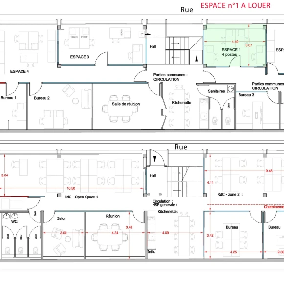 Bureau privé 14 m² 4 postes Coworking Rue Henri Chevreau Paris 75020 - photo 6