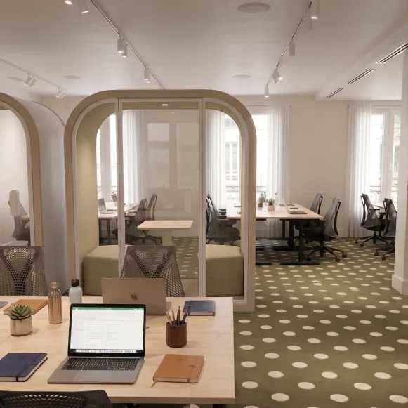 Bureau privé 200 m² 36 postes Coworking Cité Monthiers Paris 75009 - photo 4