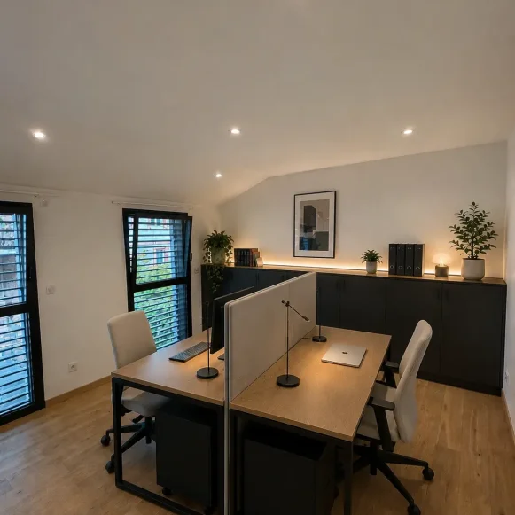 Bureau privé 15 m² 2 postes Location bureau Rue des Jardins Toulouse 31000 - photo 2