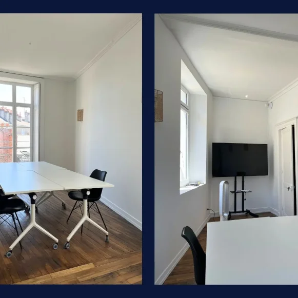 Bureau privé 22 m² 4 postes Location bureau Rue Contrescarpe Nantes 44000 - photo 4