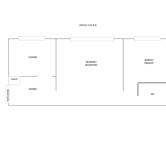 Espace indépendant 52 m² 6 postes Location bureau Rue Sully Lyon 69006 - photo 1