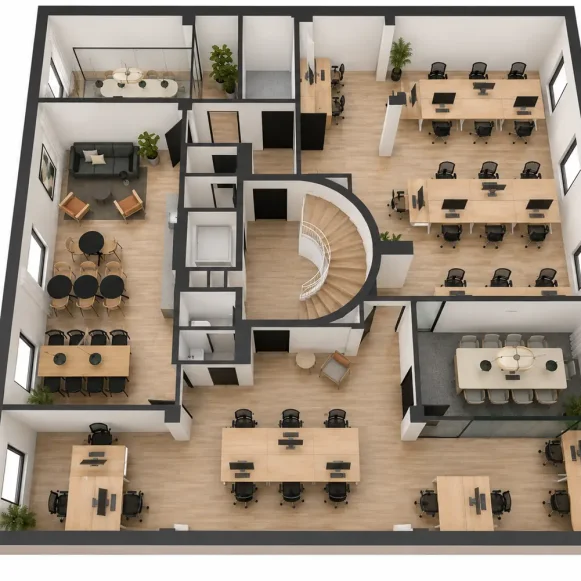 Espace indépendant 1 411 m² 193 postes Location bureau Rue de Montmorency Paris 75003 - photo 3
