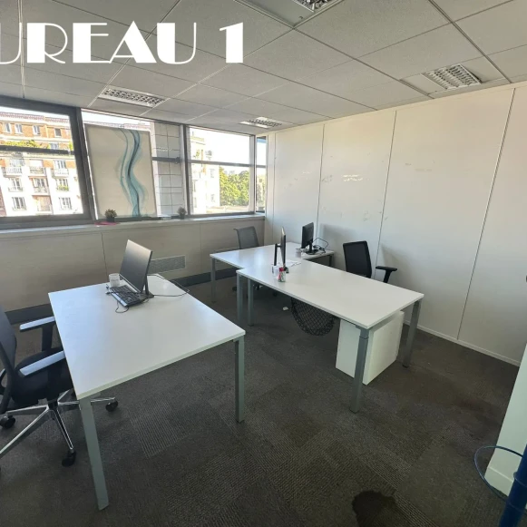 Bureau privé 18 m² 4 postes Location bureau Rue Maurice Hartmann Issy-les-Moulineaux 92130 - photo 2