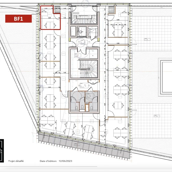 Bureau privé 11 m² 3 postes Location bureau Rue de l'Ouche Buron Nantes 44300 - photo 10