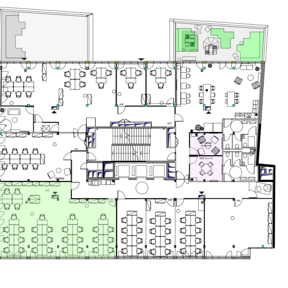 Bureau privé 125 m² 32 postes Coworking Rue de Tolbiac Paris 75013 - photo 2
