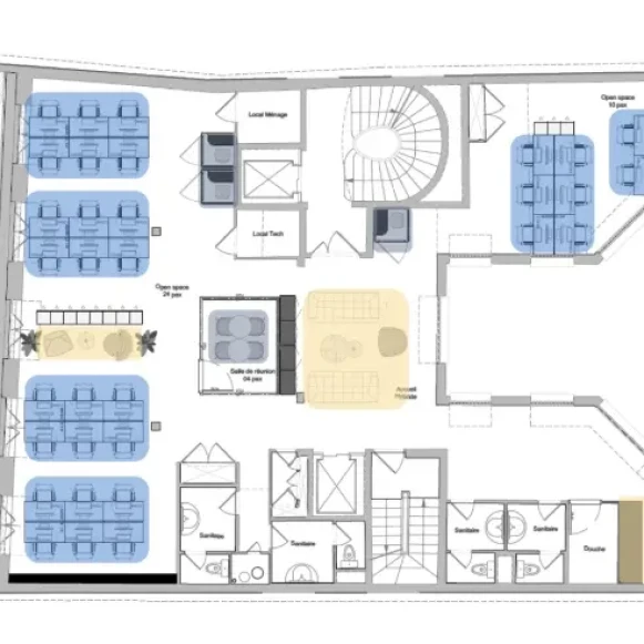 Espace indépendant 380 m² 48 postes Location bureau Rue de Provence Paris 75008 - photo 3