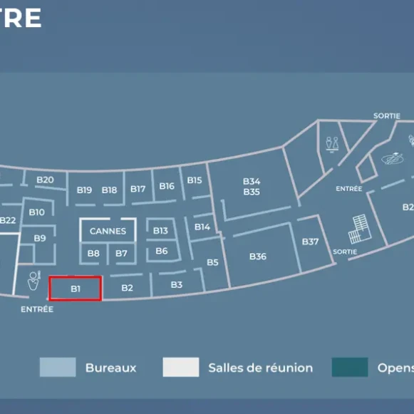 Bureau privé 20 m² 4 postes Coworking Route des Crêtes Valbonne 06560 - photo 1