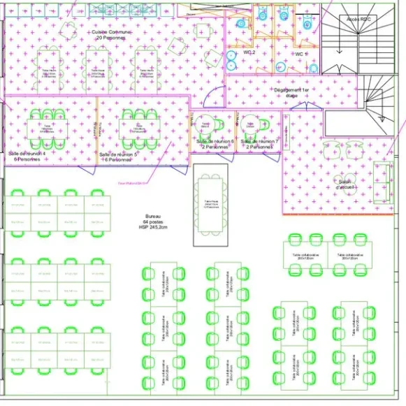 Espace indépendant 670 m² 110 postes Location bureau Rue du Faubourg Saint-Denis Paris 75010 - photo 1