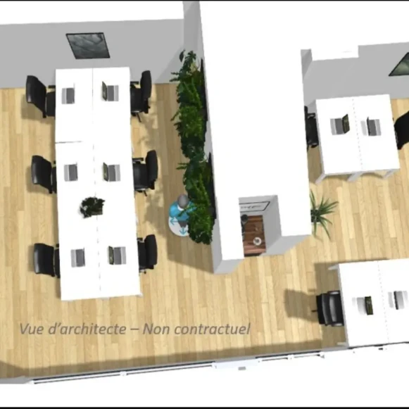 Open Space  9 postes Location bureau Rue Lecourbe Paris 75015 - photo 4