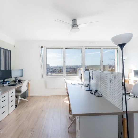 Bureau privé 57 m² 12 postes Coworking Rue Piat Paris 75020 - photo 5