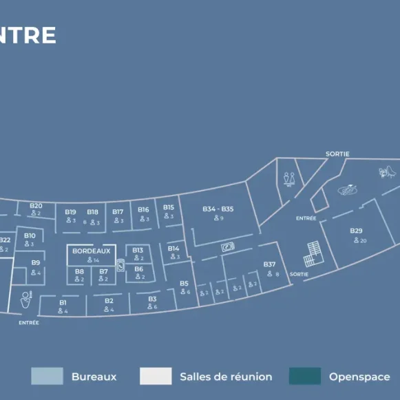 Bureau privé 13 m² 3 postes Location bureau Route des Crêtes Valbonne 06560 - photo 1