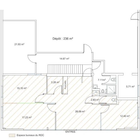 Espace indépendant 84 m² 10 postes Coworking Rue des Orfèvres Blagnac 31700 - photo 13