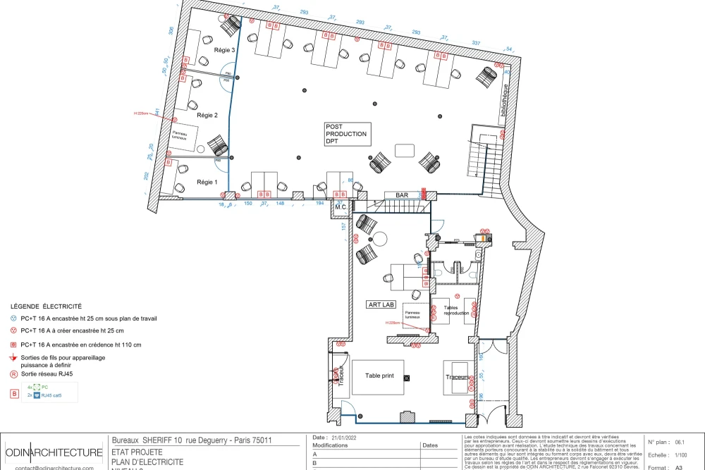 Espace indépendant - 75011 - 70 postes - 28000€