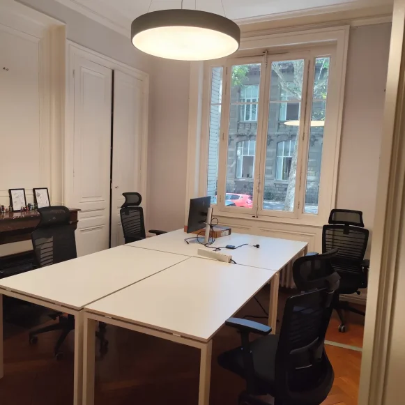 Bureau privé 17 m² 4 postes Location bureau Boulevard Anatole France Lyon 69006 - photo 4