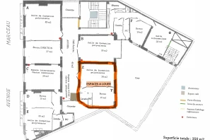 Bureau privé - 75008 - 9 postes - 4000€