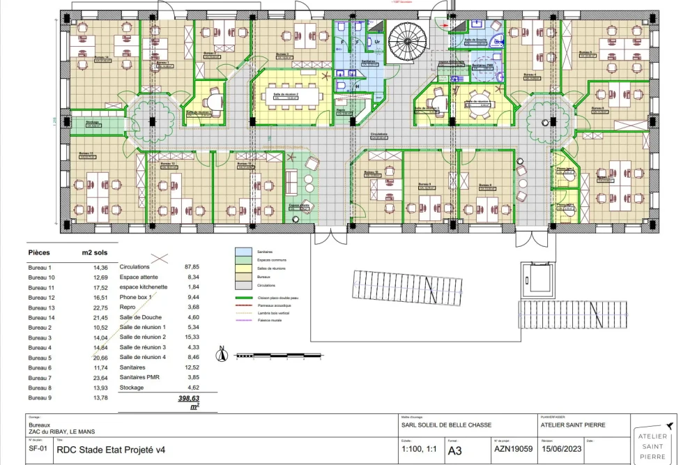 Espace indépendant - 72000 - 45 postes - 8000€