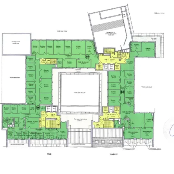 Espace indépendant 1 679 m² 180 postes Location bureau Rue Joubert Paris 75009 - photo 2