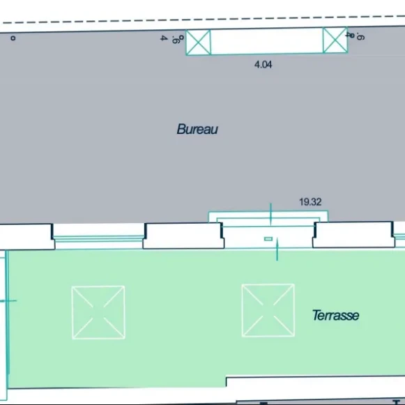Espace indépendant 926 m² 100 postes Coworking Rue Cortambert Paris 75016 - photo 1