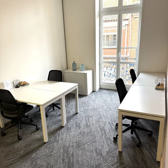 Bureau privé 14 m² 4 postes Coworking Rue Charles de Rémusat Toulouse 31000 - photo 1