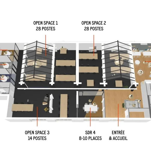 Open Space  70 postes Coworking Rue des Petites Écuries Paris 75010 - photo 5