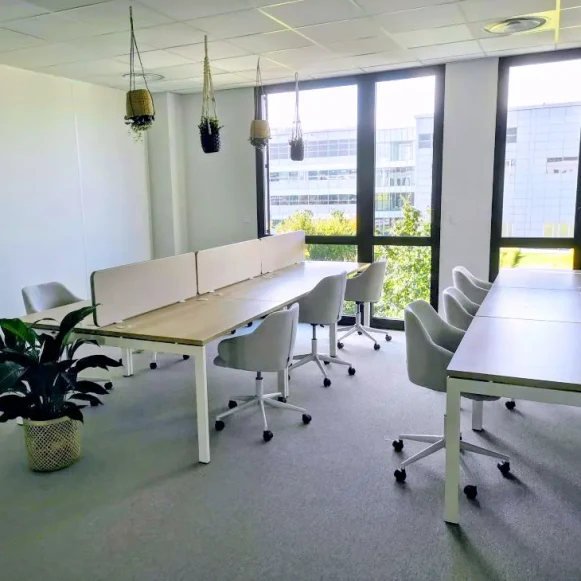 Bureau privé 32 m² 6 postes Location bureau Rue Pierre Gilles de Gennes Lyon 69007 - photo 3