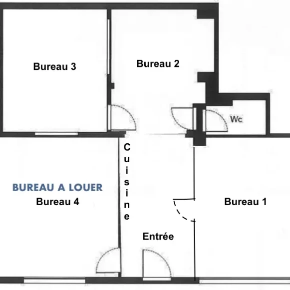 Bureau privé 20 m² 3 postes Location bureau Boulevard Voltaire Paris 75011 - photo 8