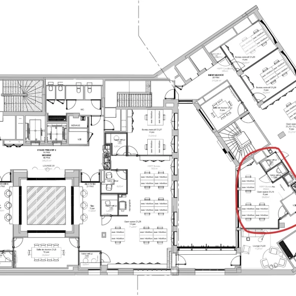 Bureau privé 26 m² 6 postes Location bureau Avenue de Messine Paris 75008 - photo 1