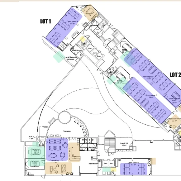 Bureau privé 112 m² 24 postes Location bureau Rue Juliette Récamier Lyon 69006 - photo 5