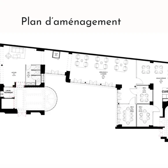 Espace indépendant 206 m² 34 postes Location bureau Rue des Petites Écuries Paris 75010 - photo 1