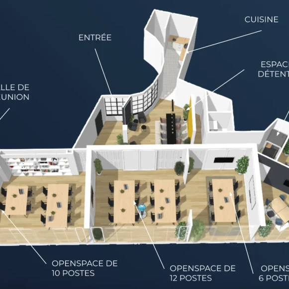 Espace indépendant 189 m² 30 postes Location bureau Boulevard Malesherbes Paris 75008 - photo 4