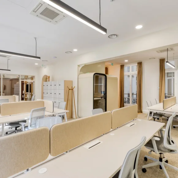 Espace indépendant 120 m² 21 postes Location bureau Rue Auber Paris 75009 - photo 1