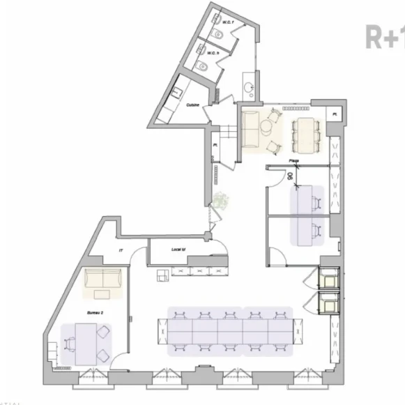 Espace indépendant 132 m² 18 postes Location bureau Avenue Franklin Delano Roosevelt Paris 75008 - photo 3