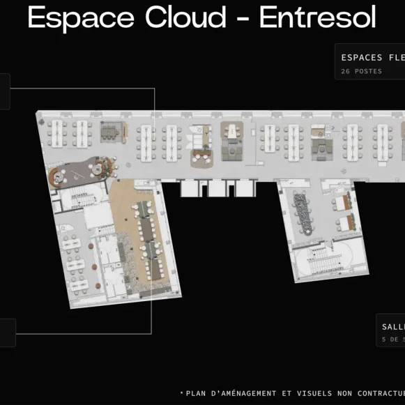 Espace indépendant 1 165 m² 153 postes Location bureau Rue Ménars Paris 75002 - photo 3