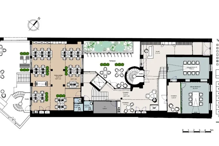 Espace indépendant - 75017 - 130 postes - 117000€