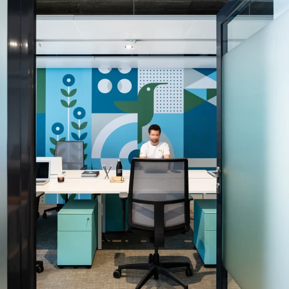 Bureau privé 52 m² 14 postes Location bureau Boulevard Voltaire Paris 75011 - photo 3