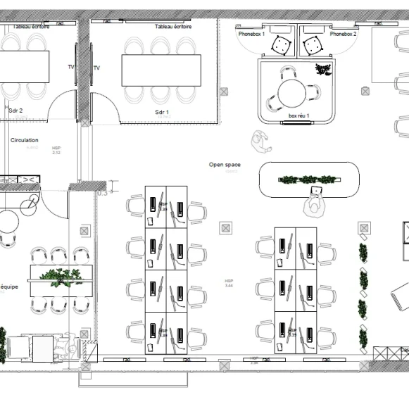 Espace indépendant 156 m² 22 postes Location bureau Rue Oberkampf Paris 75011 - photo 5