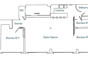 Bureau privé - 75010 - 8 postes - 2800€